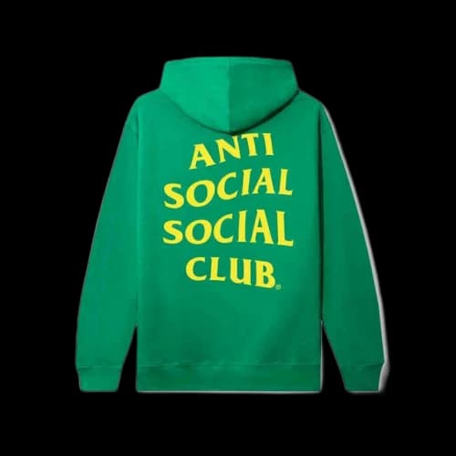 Anti Social Social Club Mind Games A/F 21 Hoodie Green