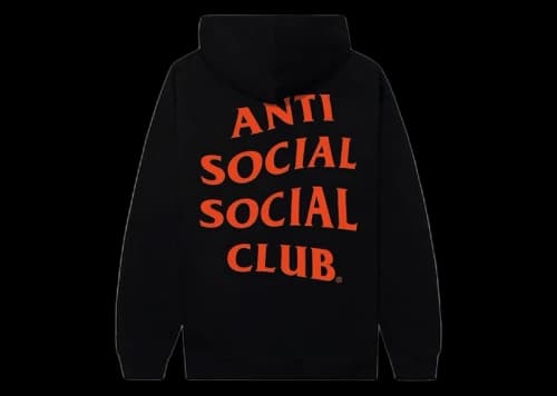 Anti Social Social Club Mind Games Hoodie Black/Orange