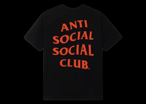 Anti Social Social Club Mind Games Tee Black/Orange