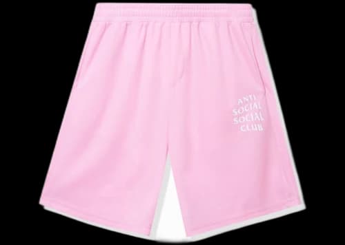 Anti Social Social Club Never Made The Team Mesh Shorts Pink