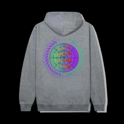 Anti Social Social Club New World Boredom Hoodie Gunmetal Heather