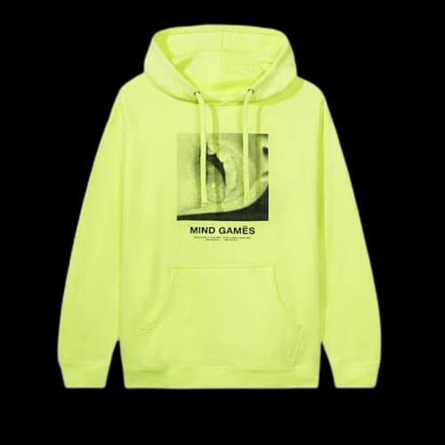 Anti Social Social Club Open Minded Hoodie Neon Green