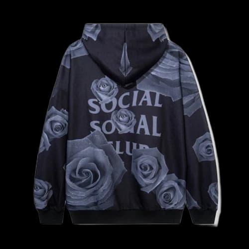 Anti Social Social Club Petal To The Floor Hoodie Black