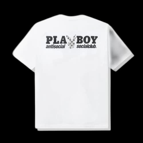 Anti Social Social Club Playboy Checkered T-shirt White