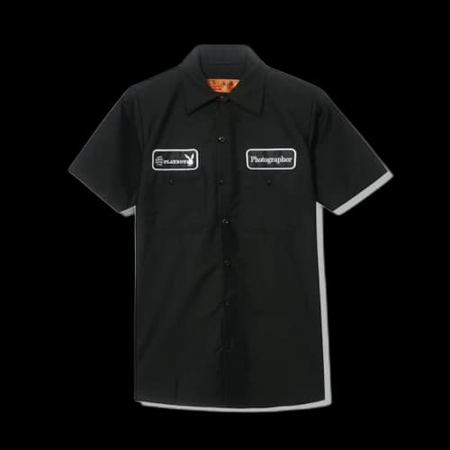Anti Social Social Club Playboy Photographer Work Shirt Black