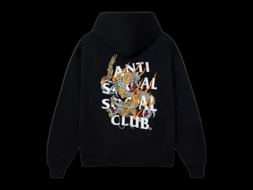 Anti Social Social Club Quivering Liquids Hoodie Black