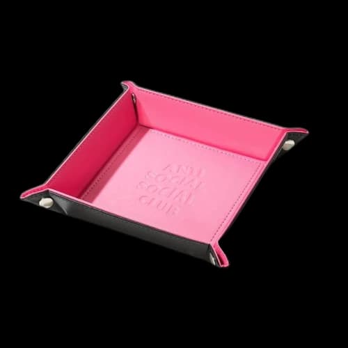 Anti Social Social Club Scratched Tray Pink/Black