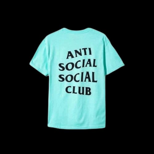 Anti Social Social Club Seafoam Box Logo Tee Mint Green