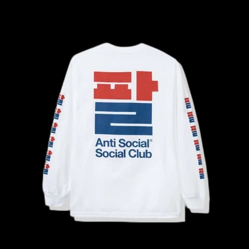 Anti Social Social Club Sesame Oil Long Sleeve Tee (FW19) White