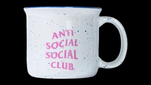 Anti Social Social Club Strange Days Mug Ocean Blue