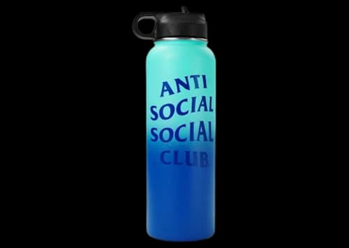 Anti Social Social Club Thirst Trap Bottle Blue/Teal