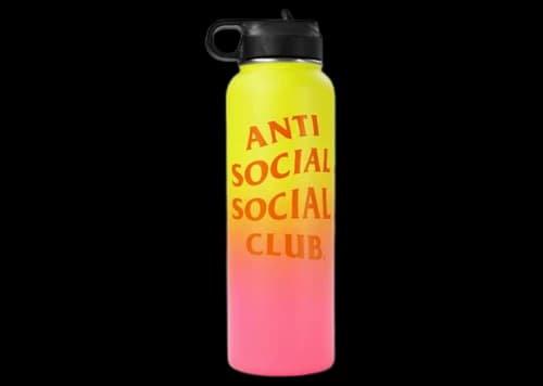 Anti Social Social Club Thirst Trap Bottle Yellow/Red