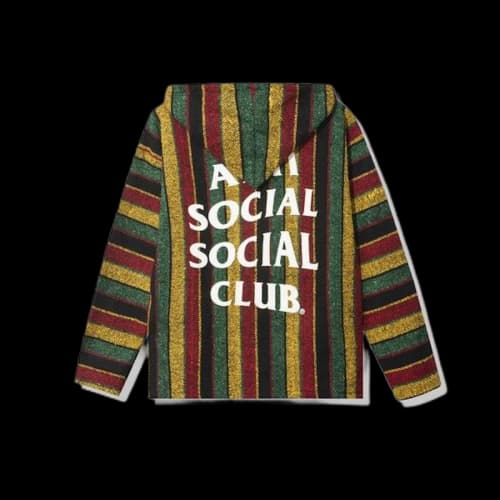 Anti Social Social Club Todd Rasta Poncho Hoodie Multi