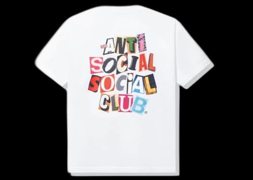 Anti Social Social Club Torn Pages Of Our Story T-shirt White