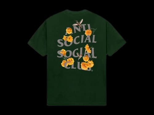 Anti Social Social Club Trochilidae Tee Dark Green