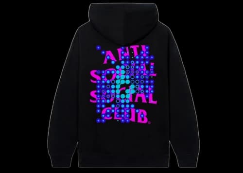 Anti Social Social Club Trypophobia Hoodie Black
