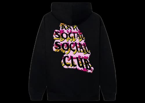 Anti Social Social Club Twisted Quickness Hoodie Black