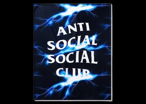 Anti Social Social Club Twister Blanket Multicolor