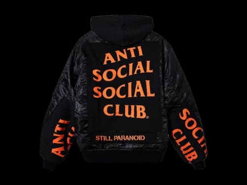 Anti Social Social Club UNDFTD Bomber Black/Orange