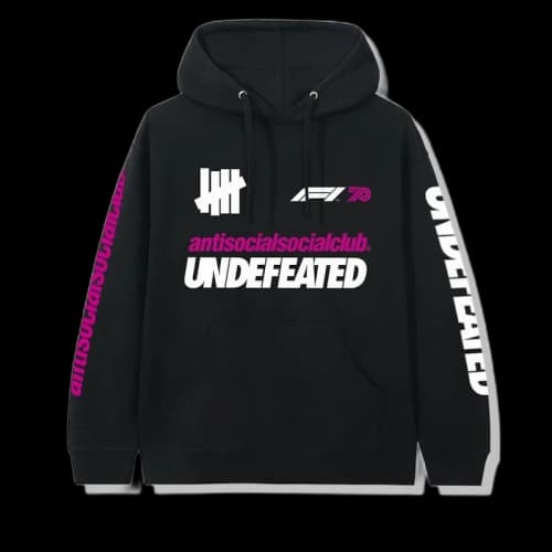 Anti Social Social Club UNDFTD X F1 Hoodie Black