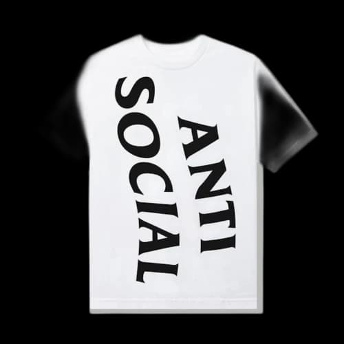 Anti Social Social Club Vertical Horizon T-shirt White