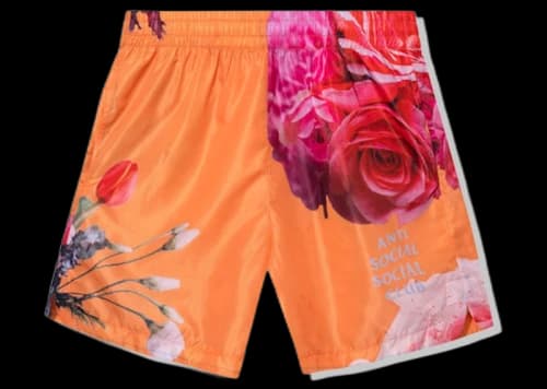 Anti Social Social Club Water Bored Swim Short Orange