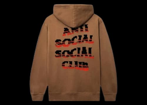 Anti Social Social Club We Melt Alone Hoodie Saddle