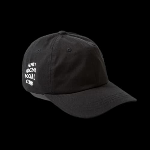 Anti Social Social Club Weird Cap (FW19) Black