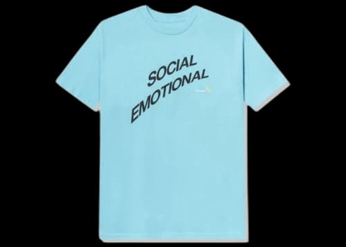 Anti Social Social Club x BGCMLA Social Emotional Tee Blue