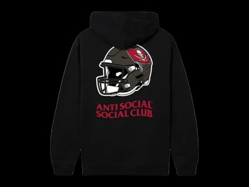 Anti Social Social Club x Buccaneers Impact Hoodie Black