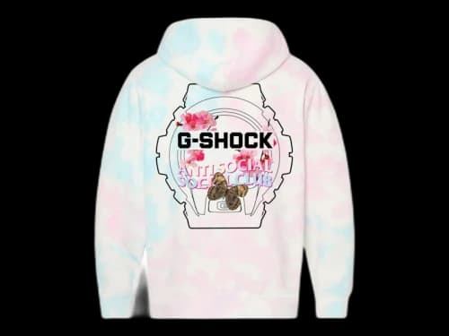 Anti Social Social Club x Casio G-Shock Hoodie Tie Dye