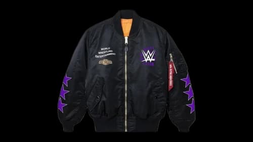 Anti Social Social Club X Championship Belt Jacket Black