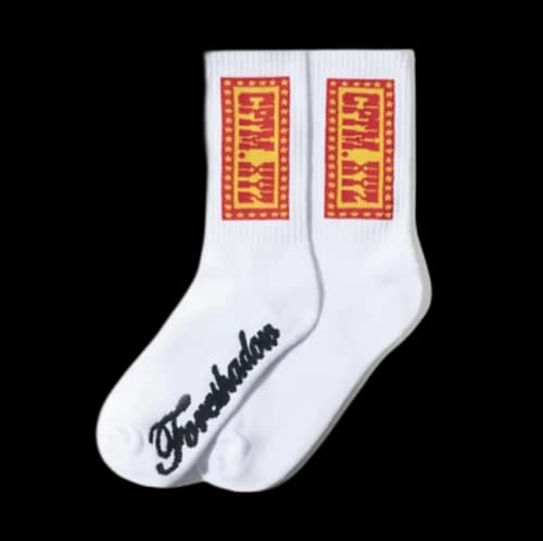 Anti Social Social Club x CPFM Socks White