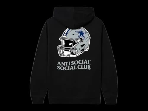 Anti Social Social Club x Dallas Cowboys Impact Hoodie Black