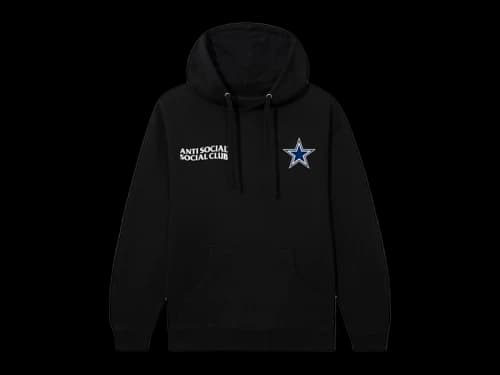 Anti Social Social Club x Dallas Cowboys Team Hoodie Black
