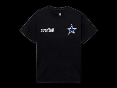 Anti Social Social Club x Dallas Cowboys Team Tee Black