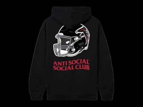 Anti Social Social Club x Falcons Impact Hoodie Black
