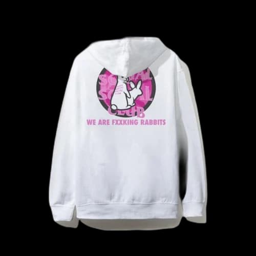 Anti Social Social Club x FR2 Intercontinental Hoodie White
