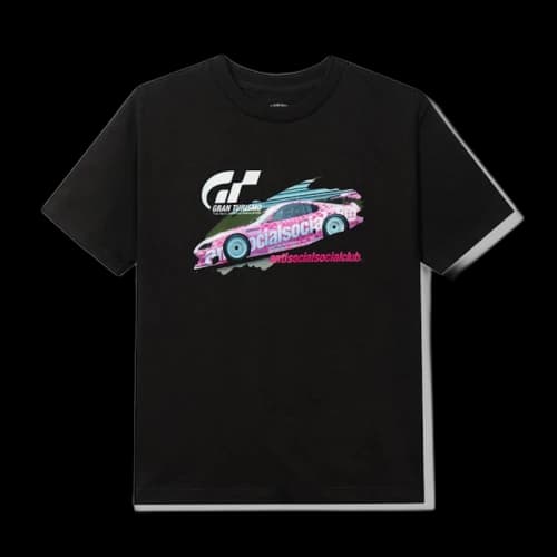 Anti Social Social Club x Gran Turismo GT500 T-shirt Black