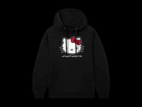Anti Social Social Club x Hello Kitty Weird Hoodie Black
