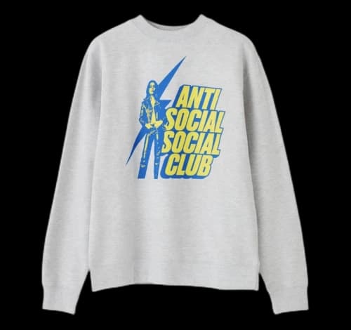 Anti Social Social Club x Hysteric Glamour Sweatshirt Heather Grey