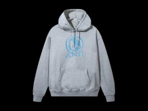 Anti Social Social Club x Jinro Four Glasses Of Soju Hoodie Grey/Blue