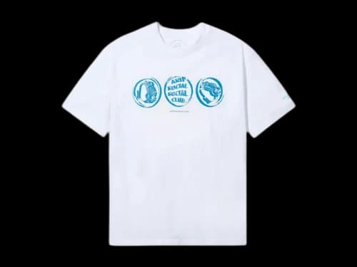 Anti Social Social Club x Jinro Two Glasses Of Soju Tee White
