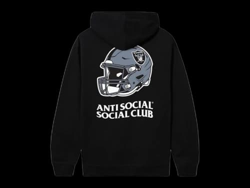 Anti Social Social Club x Las Vegas Raiders Impact Hoodie Black