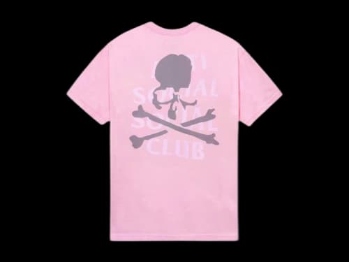 Anti Social Social Club x Mastermind Mind Tee Light Pink
