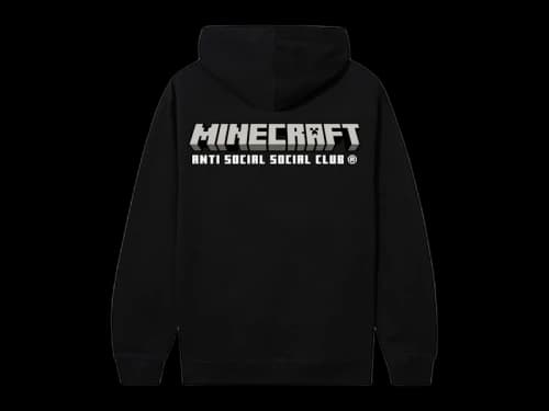 Anti Social Social Club x Minecraft I Still Feel The Same Hoodie Black