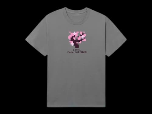 Anti Social Social Club x Minecraft I Still Feel The Same Tee Grey