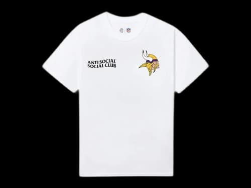 Anti Social Social Club x Minnesota Vikings Team Tee White