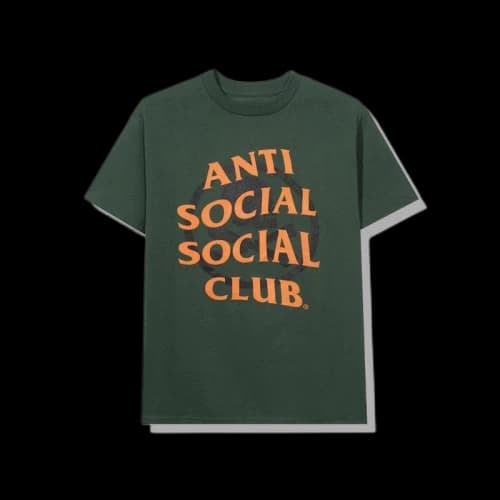 Anti Social Social Club x Neighborhood Cambered Green Tee Tee Green