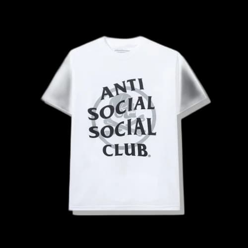 Anti Social Social Club x Neighborhood Cambered White Tee Tee White